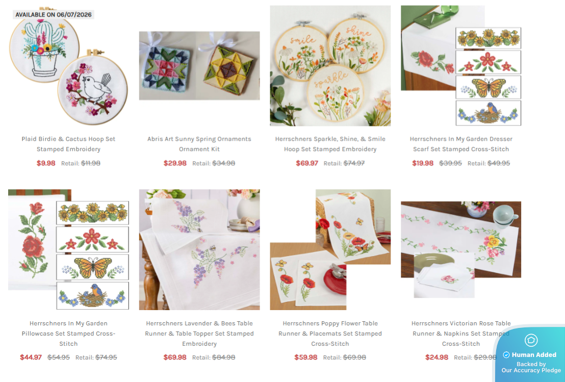 Screenshot for Herrschners offer #12767876