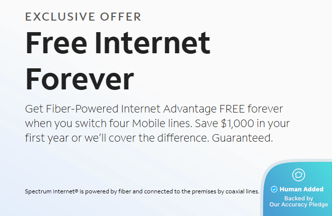 Screenshot for Spectrum offer #12646120