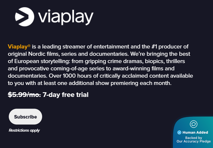 Screenshot for Sling TV offer #12352527