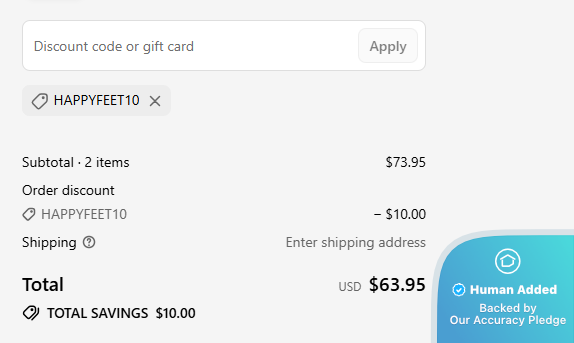 Screenshot for Walking Company offer #12517364