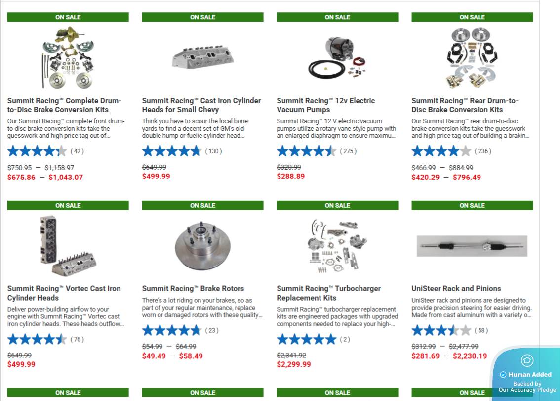 Summit Racing Discount Summit Racing Coupons & Rewards for July '26: Up to 25% off
