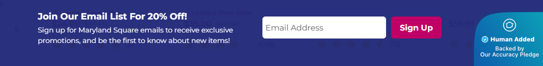 Screenshot for Maryland Square offer #12477182