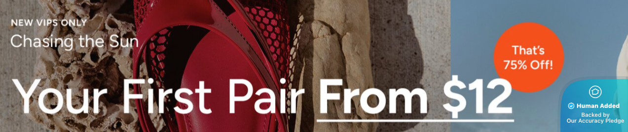 Screenshot for JustFab offer #12661078