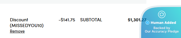 Screenshot for One Kings Lane offer #12630498