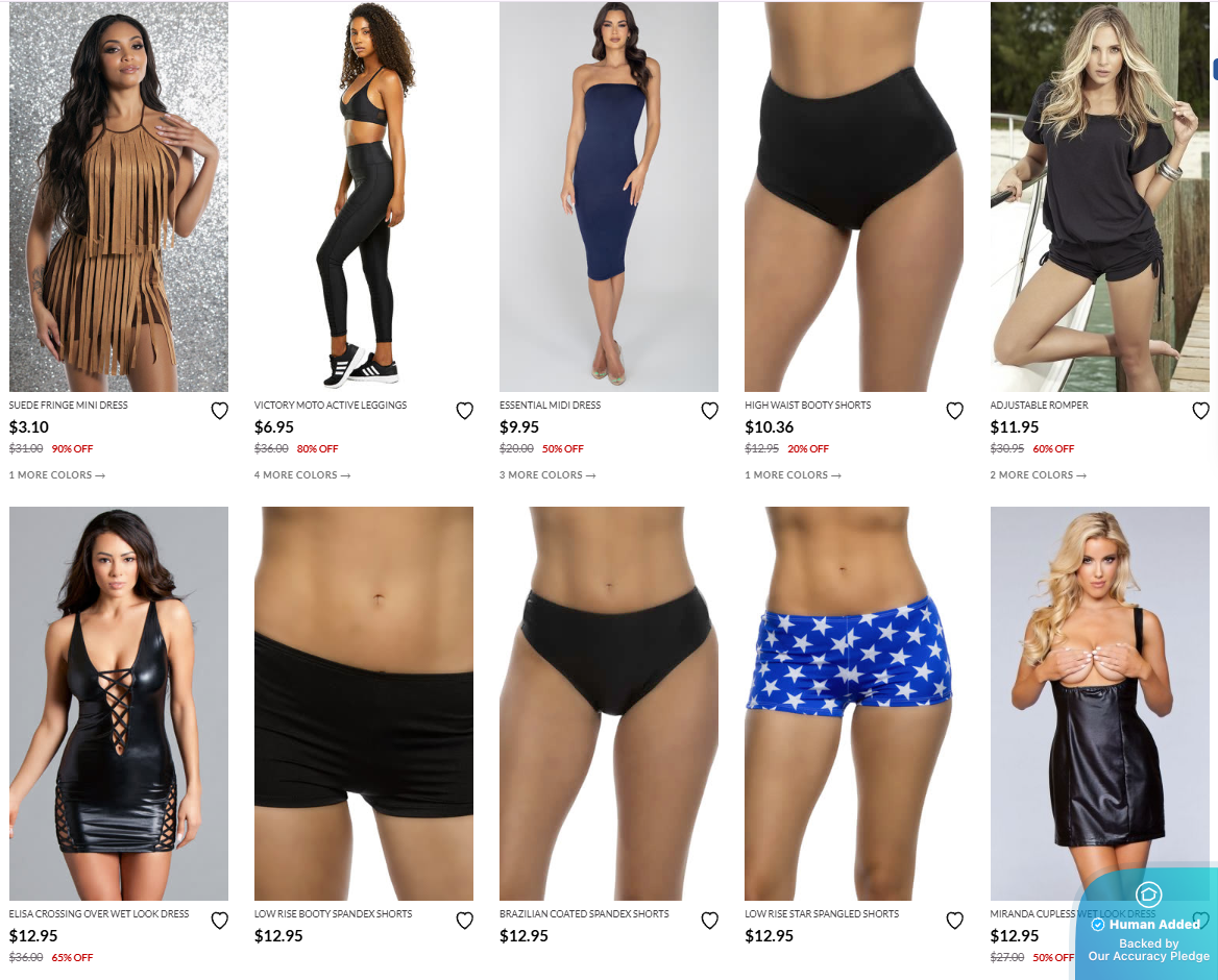Screenshot for Yandy offer #12288770