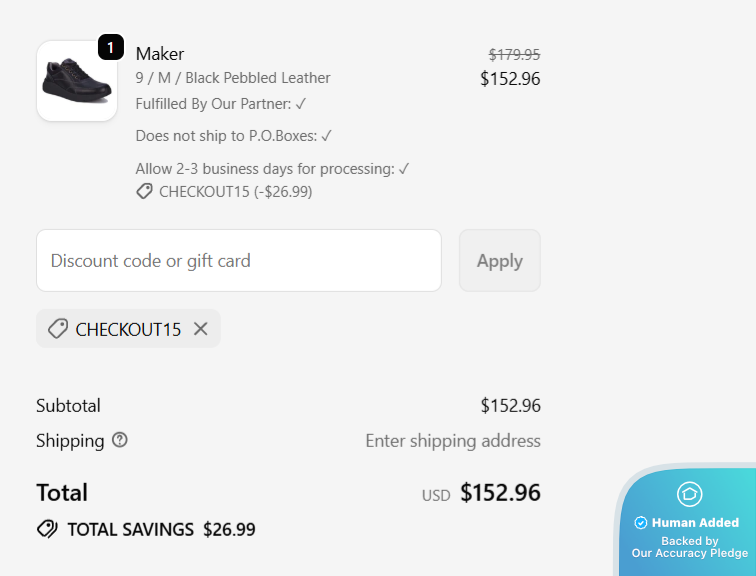 Screenshot for Walking Company offer #12517395