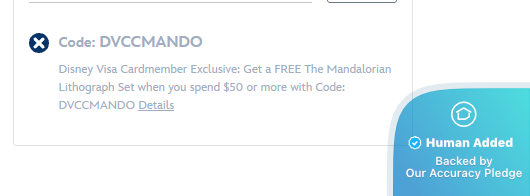 Screenshot for Disney Store offer #12687633