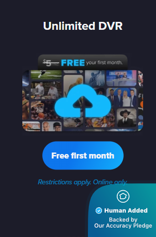 Screenshot for Sling TV offer #12796020