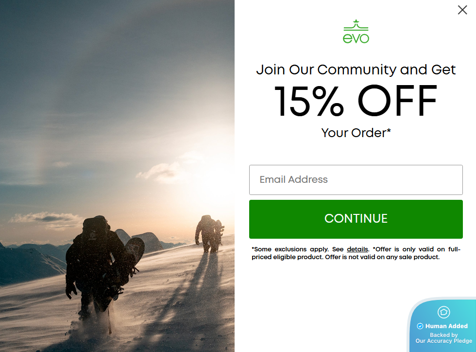 Screenshot for Evo offer #12764915