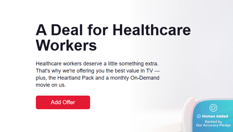 Screenshot for DISH Network offer #12745364
