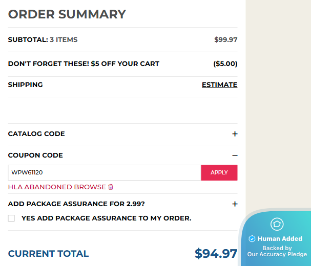 Screenshot for Heartland America offer #12612628