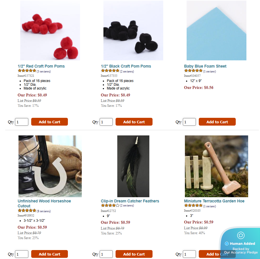 Factory Direct Craft Coupons & Promo Codes: 30% off