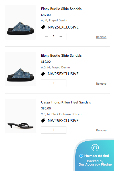 Screenshot for Nine West offer #12784547