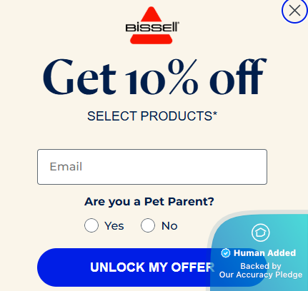 Screenshot for BISSELL offer #12682040