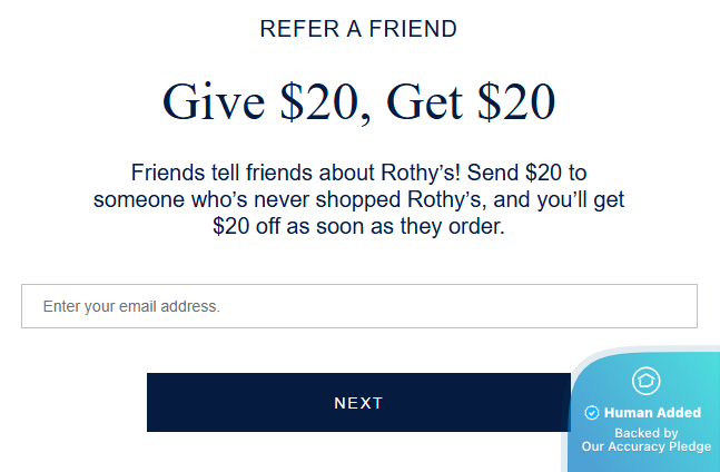 Screenshot for Rothy's offer #12526191