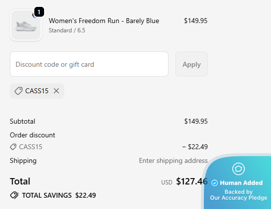 Screenshot for Kizik offer #12803727