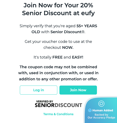 Screenshot for Eufy offer #12796908