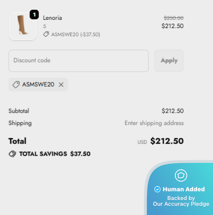 Screenshot for ALDO offer #12723892