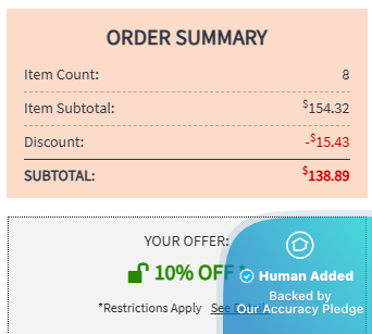 Screenshot for MindWare offer #12770763