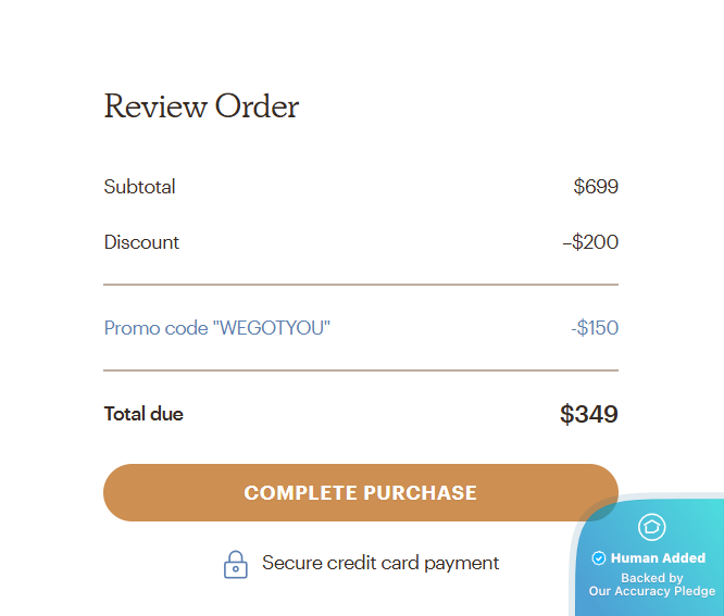 Screenshot for Havenly offer #12405255