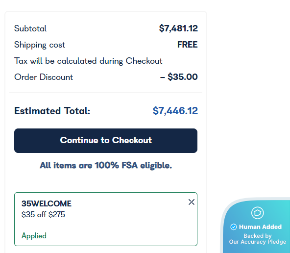 Screenshot for FSA Store offer #12711578