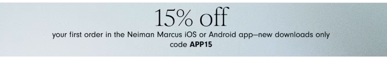 Screenshot for Neiman Marcus offer #12693734