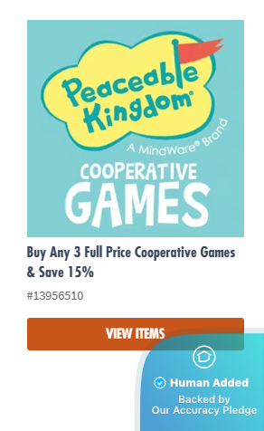 Screenshot for MindWare offer #12808767