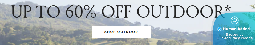 Screenshot for Arhaus offer #12810483