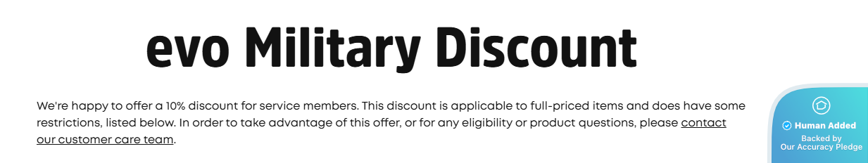 Screenshot for Evo offer #12810613