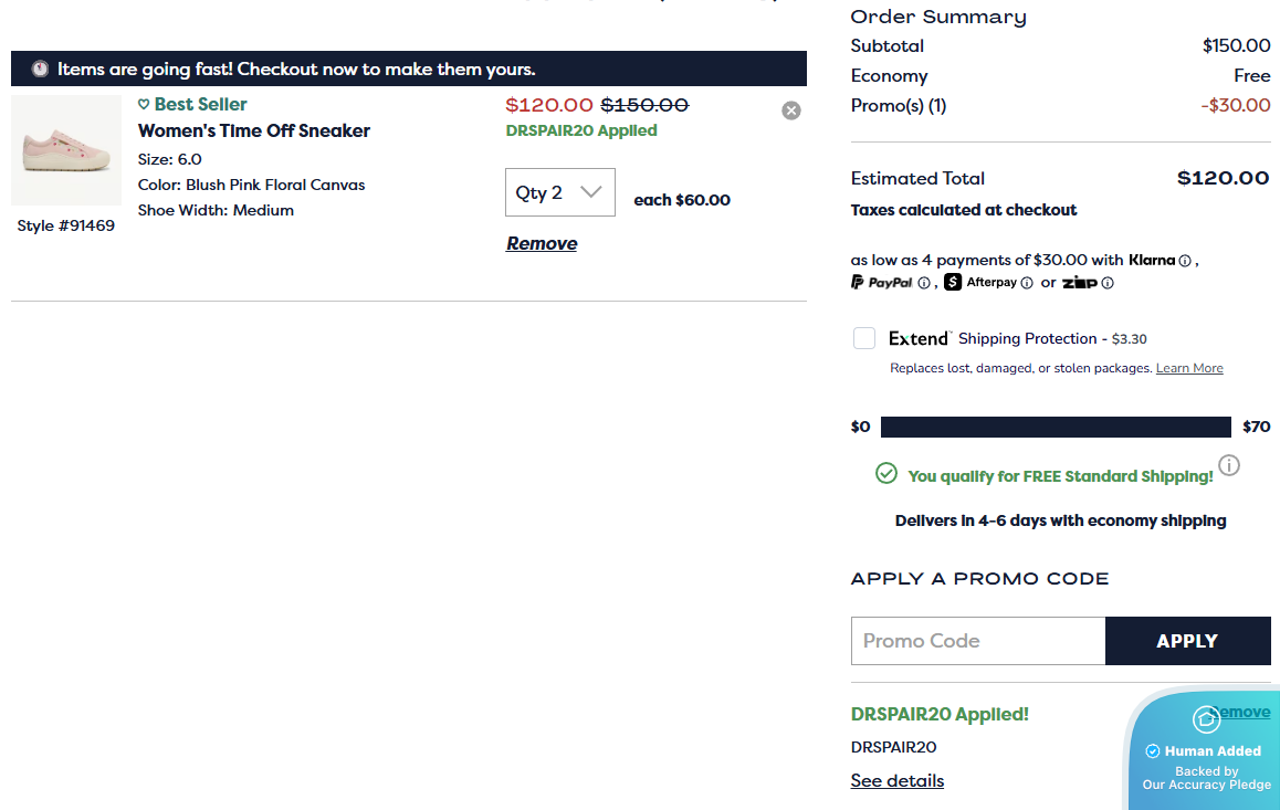 Screenshot for Dr. Scholl's offer #12810773