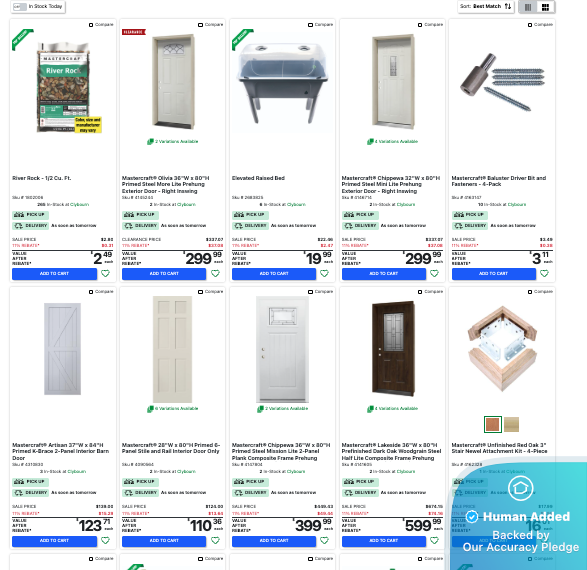 Screenshot for Menards offer #12813458