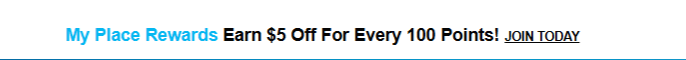 Screenshot for Children's Place offer #12612442