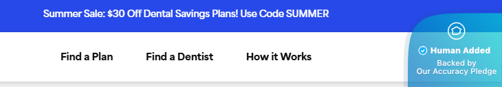 Screenshot for DentalPlans.com offer #12816717