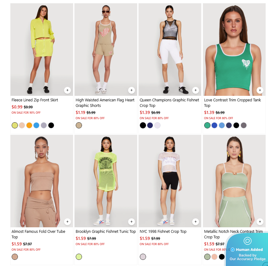 Screenshot for Rainbow Shops offer #12819709