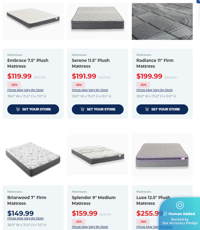 Screenshot for American Freight offer #12824185