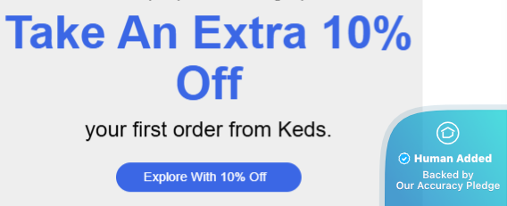 Screenshot for Keds offer #12830181