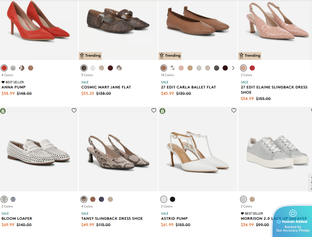 Screenshot for Naturalizer offer #12832652