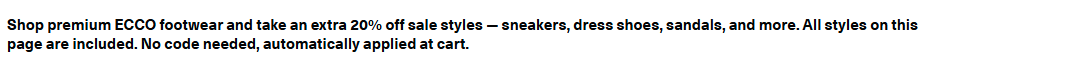Screenshot for ECCO offer #12835072