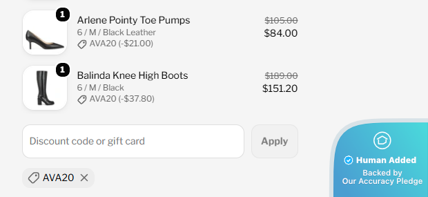 Screenshot for Nine West offer #12836260