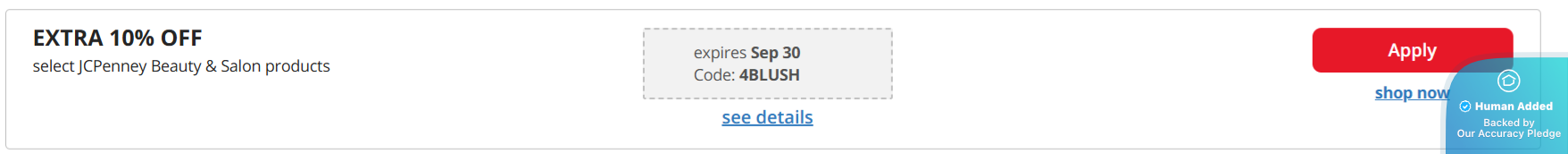 Screenshot for JCPenney offer #12836722