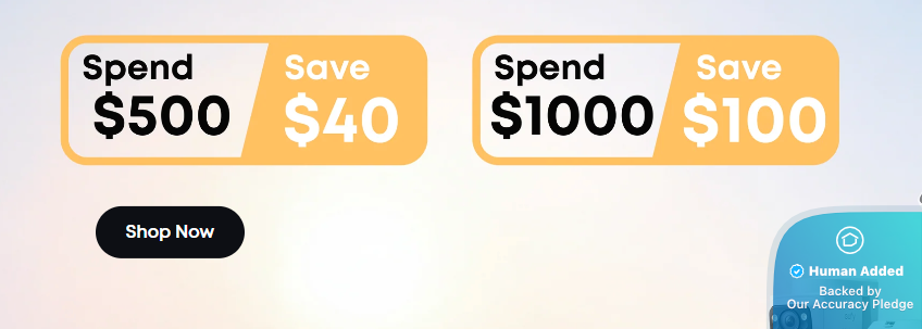 Screenshot for Eufy offer #12837204