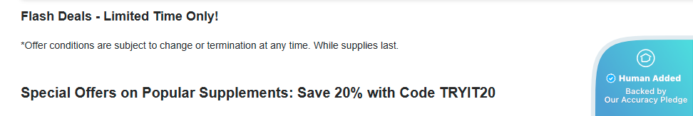 Screenshot for PureFormulas offer #12773660