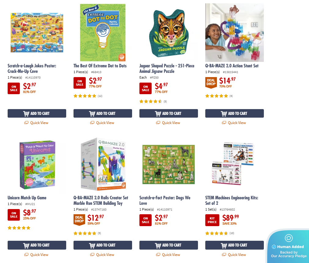 Screenshot for MindWare offer #12731003