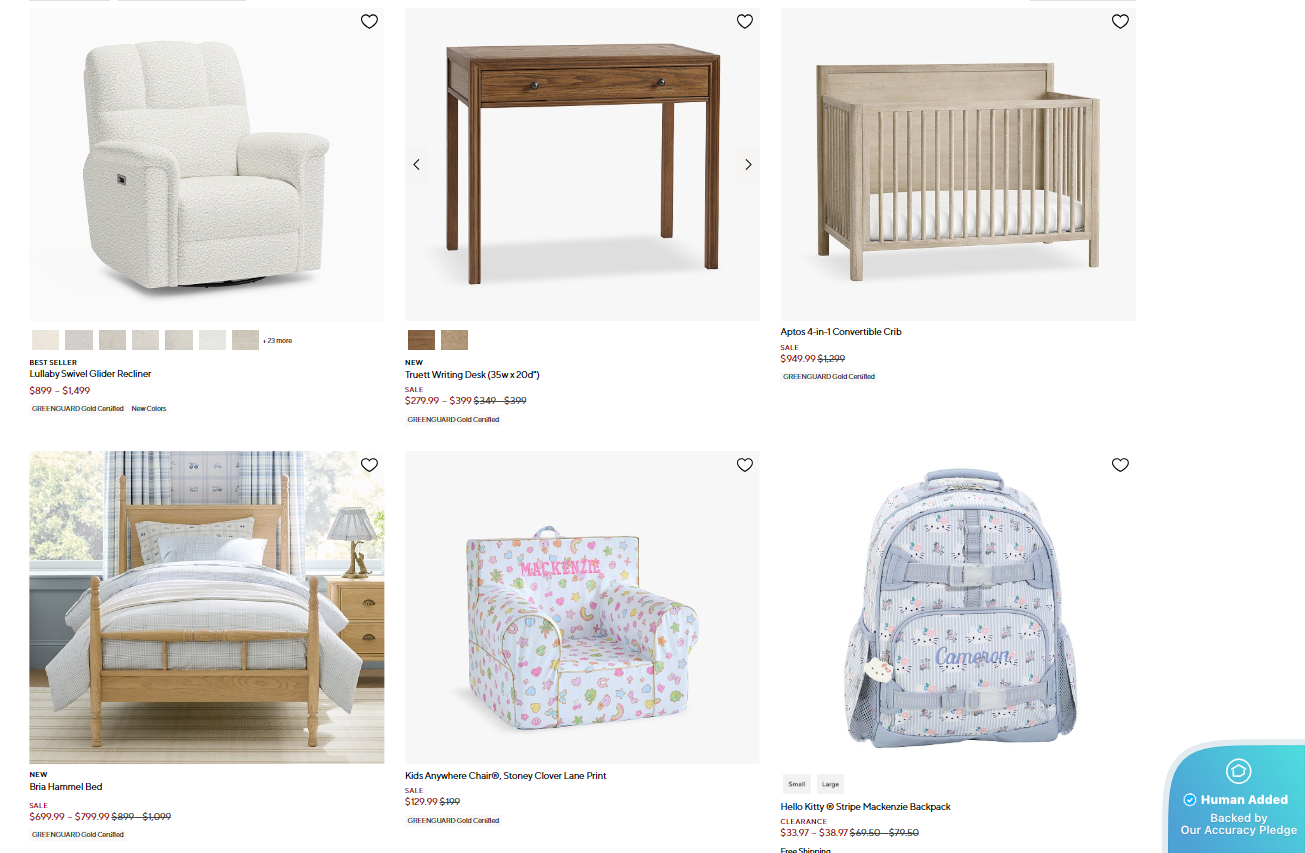 Screenshot for Pottery Barn Kids offer #12687448