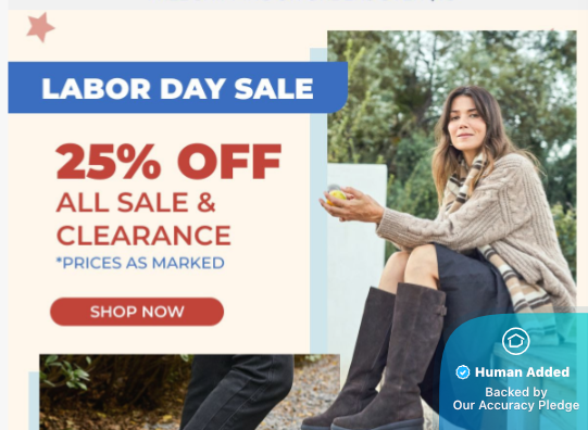 Screenshot for Walking Company offer #12838186