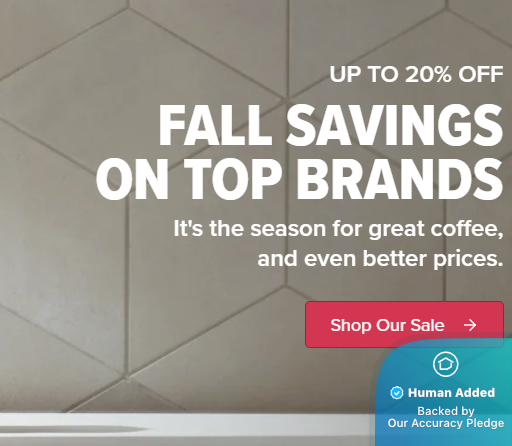Screenshot for Seattle Coffee Gear offer #12840000
