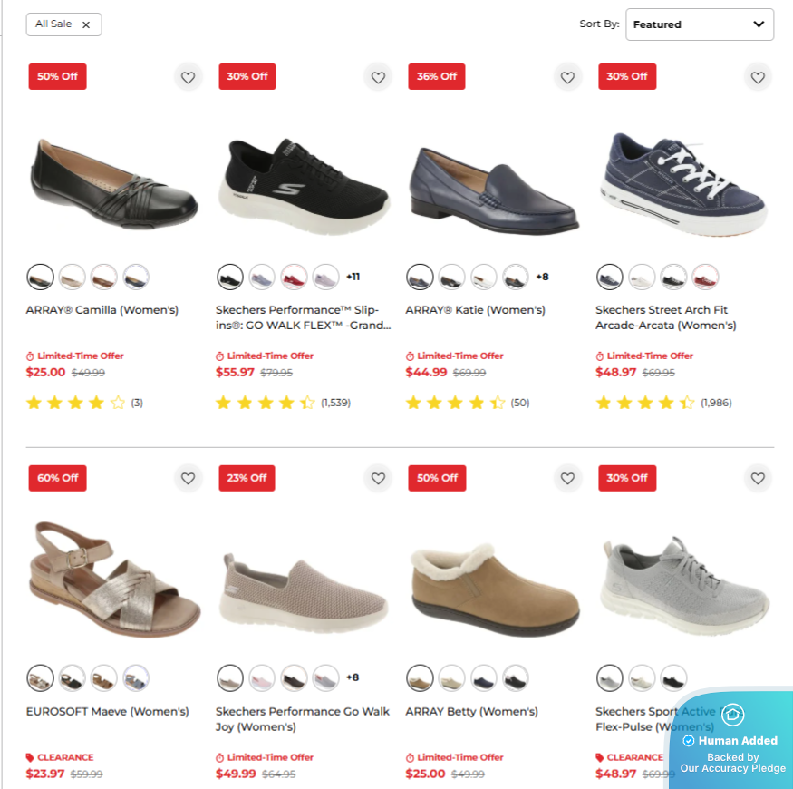 Screenshot for ShoeMall offer #12841323