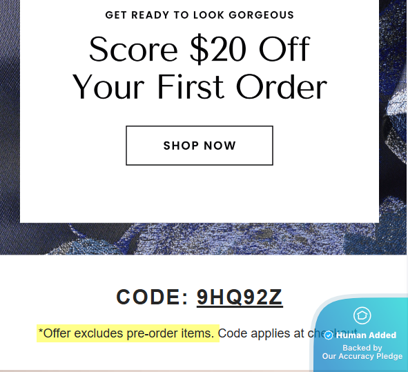 Screenshot for Adrianna Papell offer #12841364