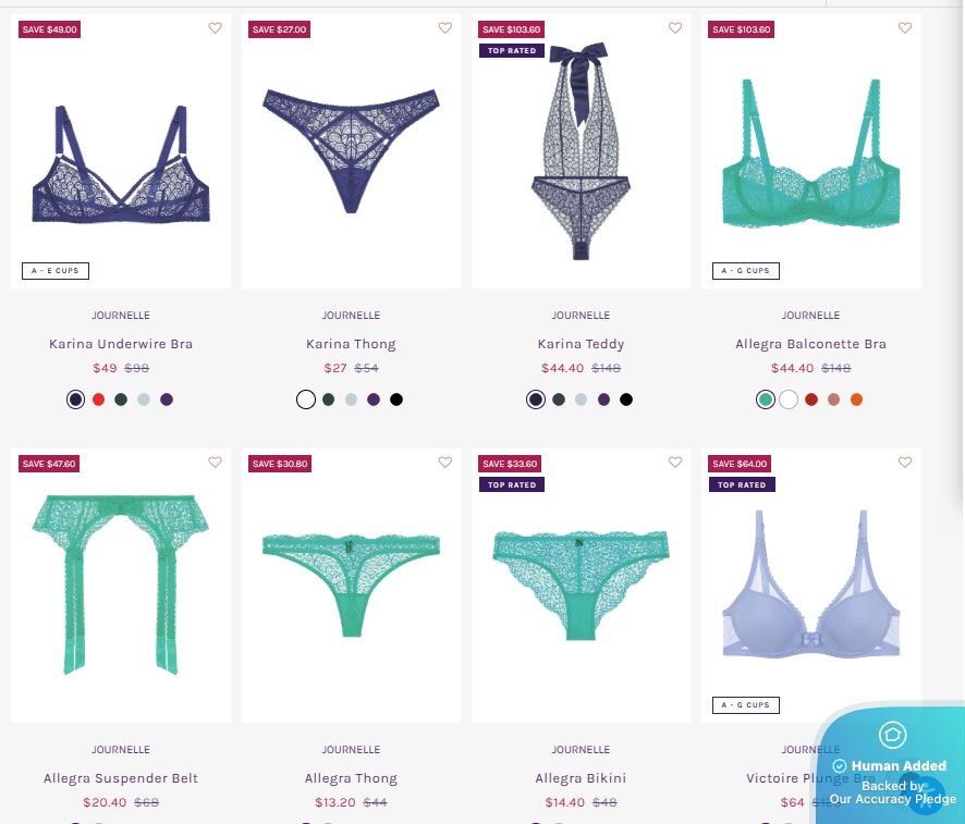 Screenshot for Journelle offer #12719807
