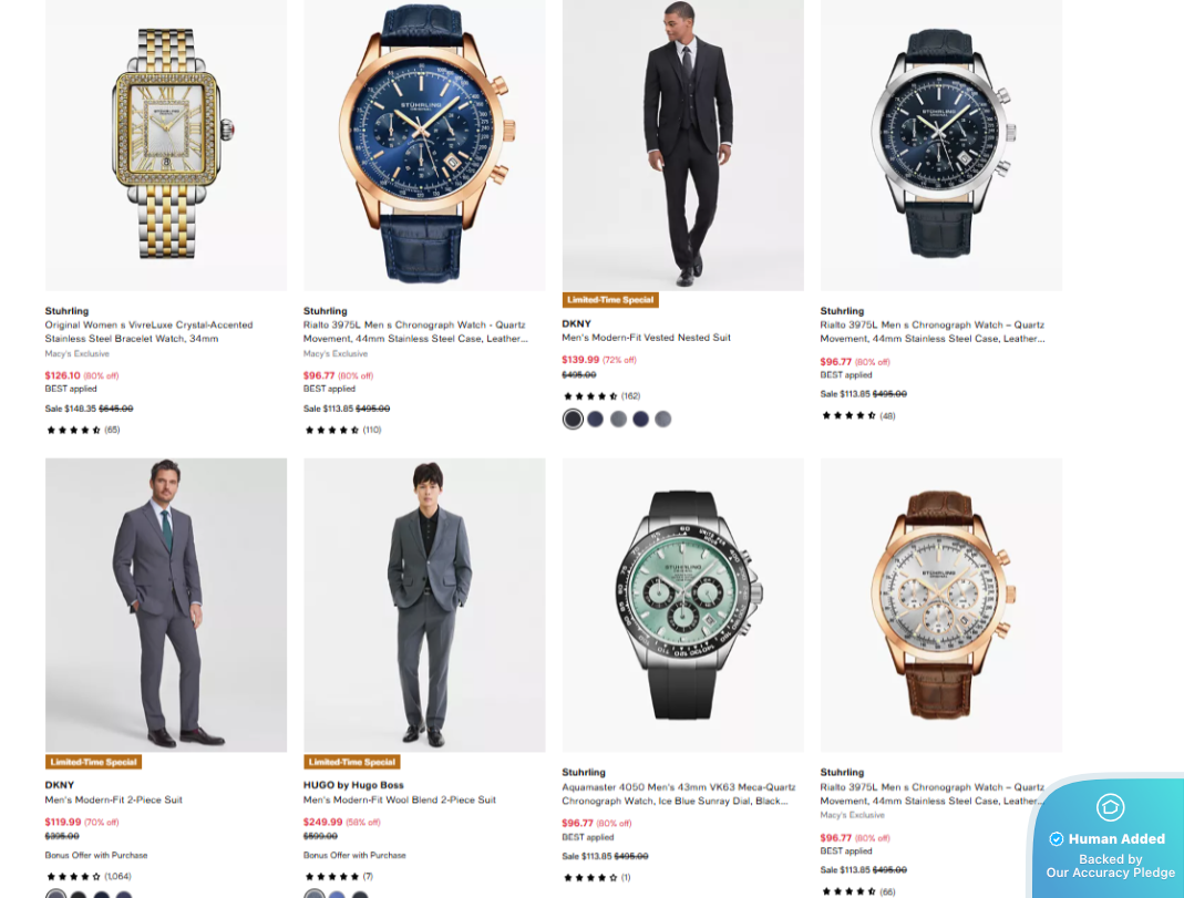 Screenshot for Macy's offer #12842351